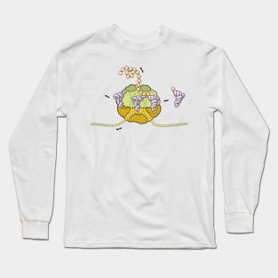 Ribosome Cross Section Illustration Long Sleeve T-Shirt